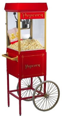 Popcornmaschine - mit Unterwagen