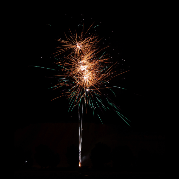 Batteriefeuerwerk London