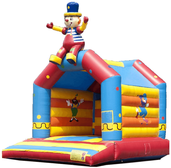 Hüpfburg Clown