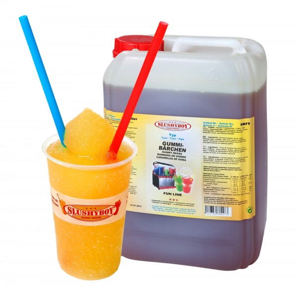 Zutaten für Slush Eis - 100 Portionen