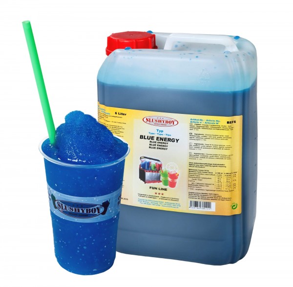 Zutaten für Slush Eis - 100 Portionen