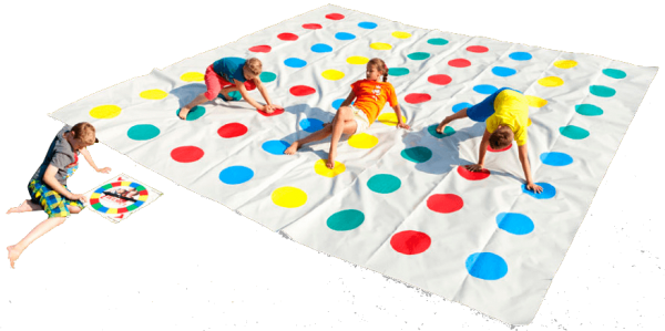 Twister XXL - inkl. Glücksrad