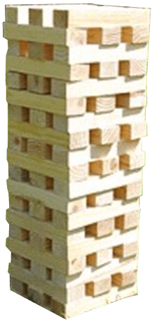 Mega Wackelturm "Jenga" XXXL