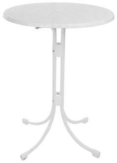 Stehtisch Ø80cm - Kunststoff