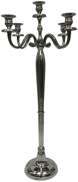 Silberleuchter 5-armig, Höhe 81cm