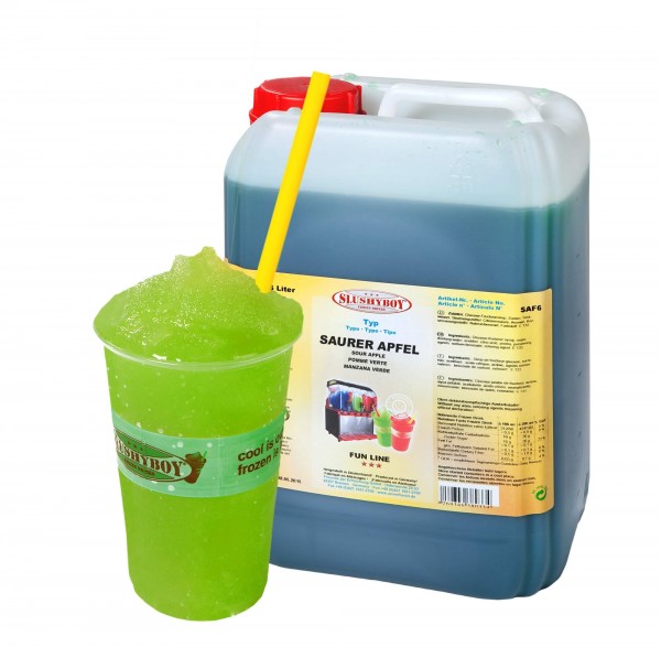 Zutaten für Slush Eis - 100 Portionen
