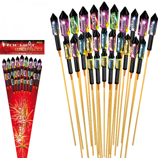 Raketenfeuerwerk Rocket World