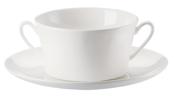 Suppentasse mit Untertasse - Rosenthal
