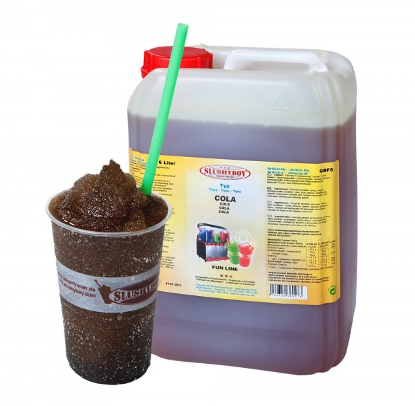 Zutaten für Slush Eis - 100 Portionen