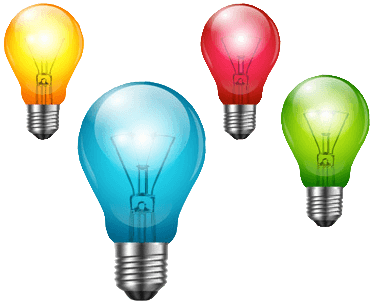 Leuchtmittel für Lichterkette - bunt