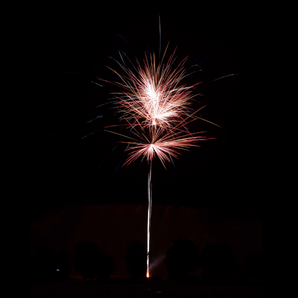 Batteriefeuerwerk London