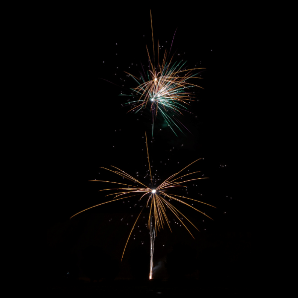 Batteriefeuerwerk London