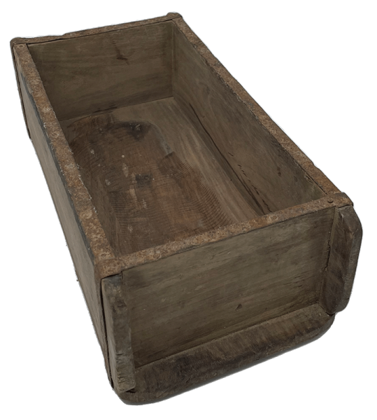 Besteckkiste Ziegelform - Vintage