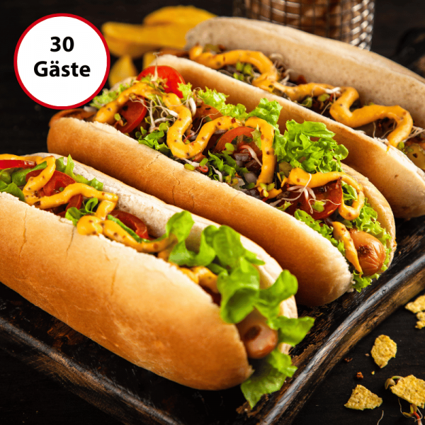 Hot Dog Catering, 30 Personen