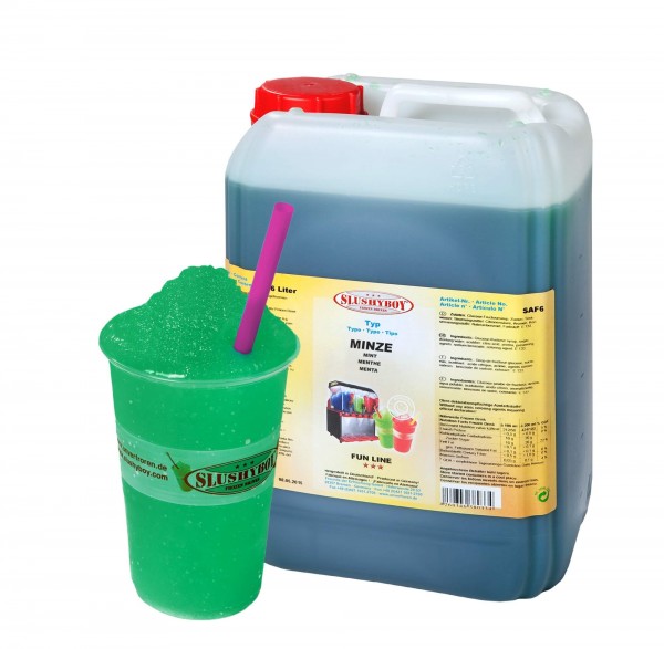 Zutaten für Slush Eis - 100 Portionen