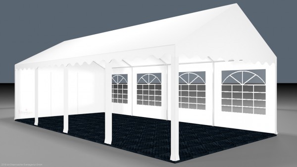 Partyzelt 4x8m - mit Boden